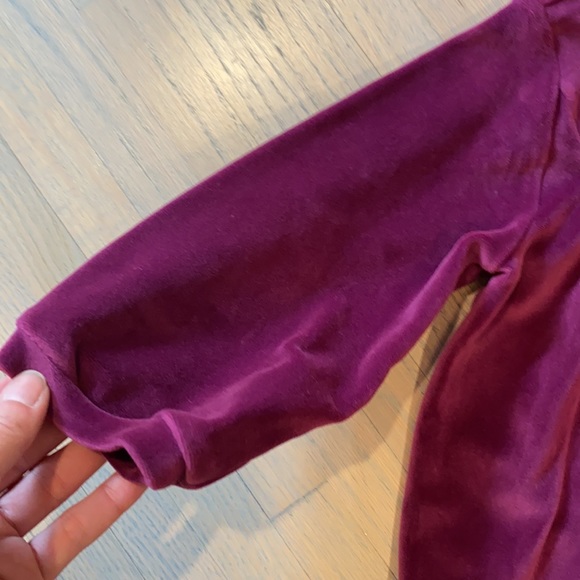 Tea excellent condition purple velvet dress - Picture 3 of 5